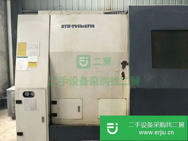 河北出售二手寧波海天HTM-TC40-2750數控斜身車床