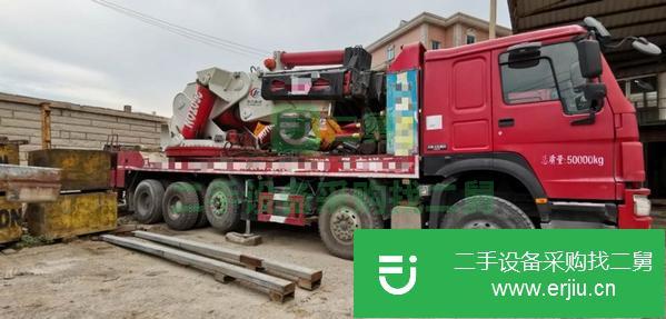 福建出售二手程力120噸折臂隨車吊