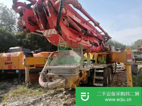 湖南出售二手11年三一奔馳46米泵車