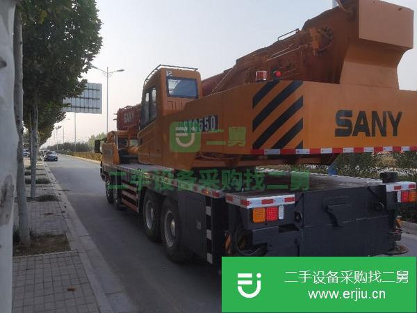 河南出售二手三一50噸五節臂汽車吊
