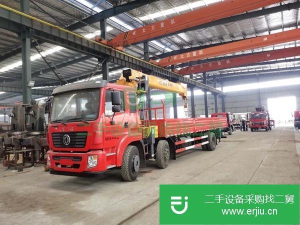 四川出售二手東風小三軸12噸隨車吊徐工12噸吊機