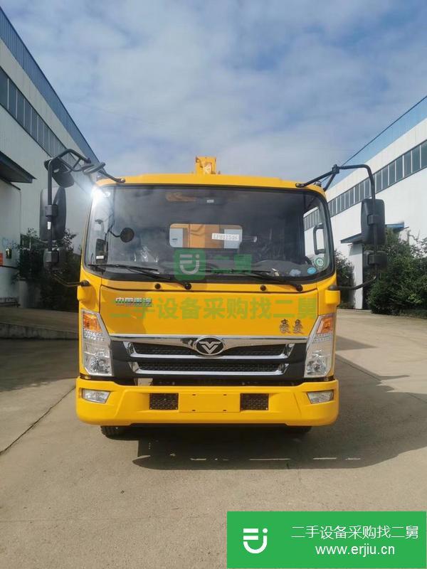 廣西出售二手藍牌5噸重汽豪曼吊車