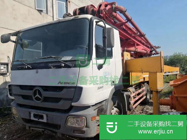 湖南出售二手11年三一奔馳46米泵車