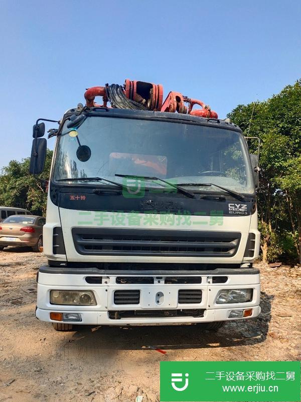 湖南出售二手三一泵車，五十鈴46米底盤