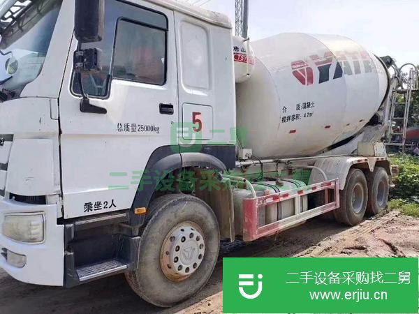 廣東出售二手國四大14方豪沃攪拌車