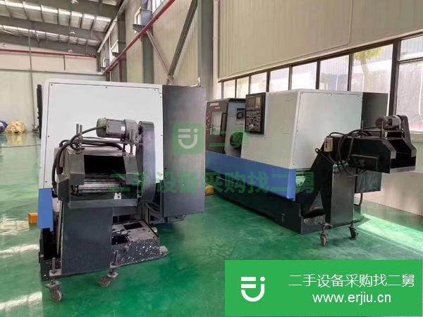 江蘇出售二手斗山PUMA305斜軌數控車床發那科Sries系統
