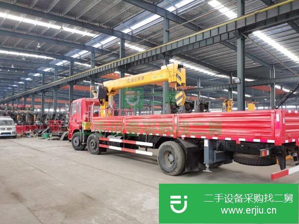 四川出售二手東風小三軸12噸隨車吊徐工12噸吊機