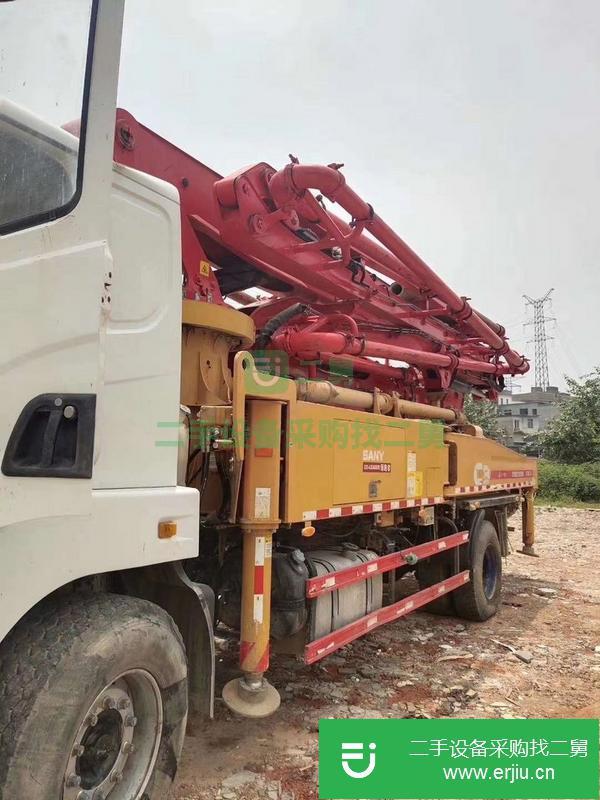 湖北出售二手三一37米泵車，手續齊全