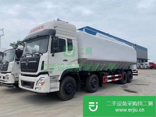 福建出售二手東風大多利卡散裝飼料運輸車
