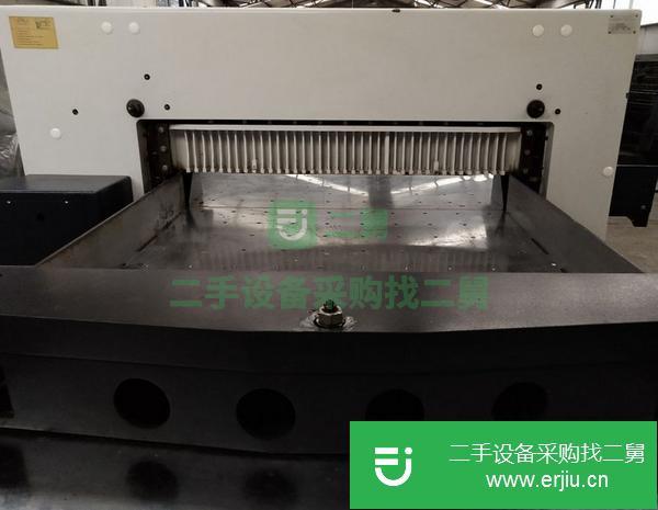 山東出售二手國威1370雙液壓高配程控切紙機