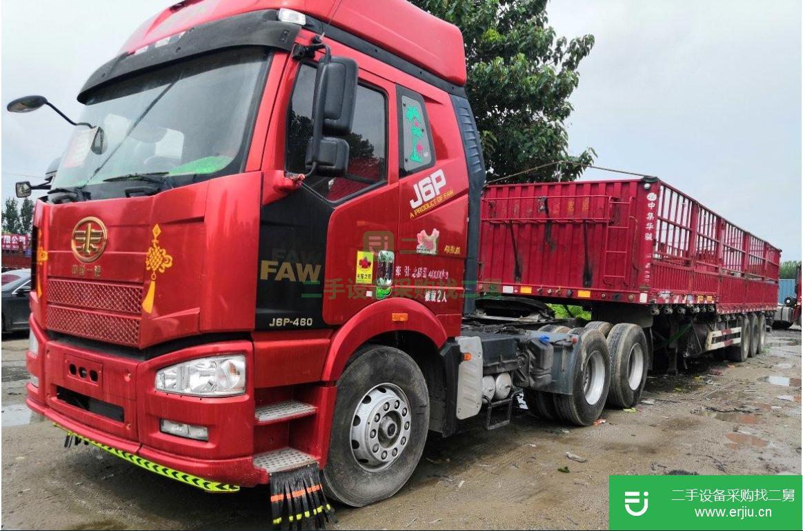 廣西出售二手一汽解放J6P半掛車