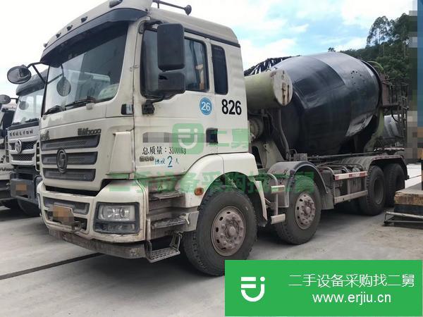廣西出售二手德龍輕量化10方攪拌車