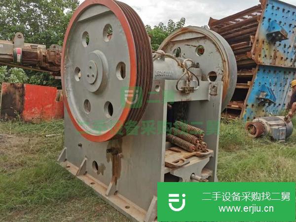 河南出售二手黎明600/900顎式破碎機