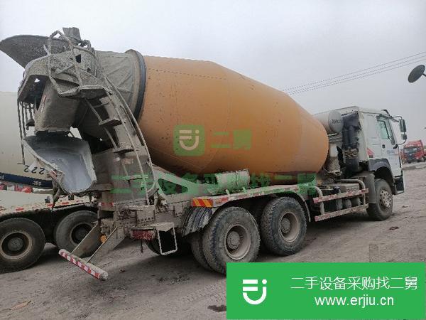 山東出售二手豪沃大12方攪拌車