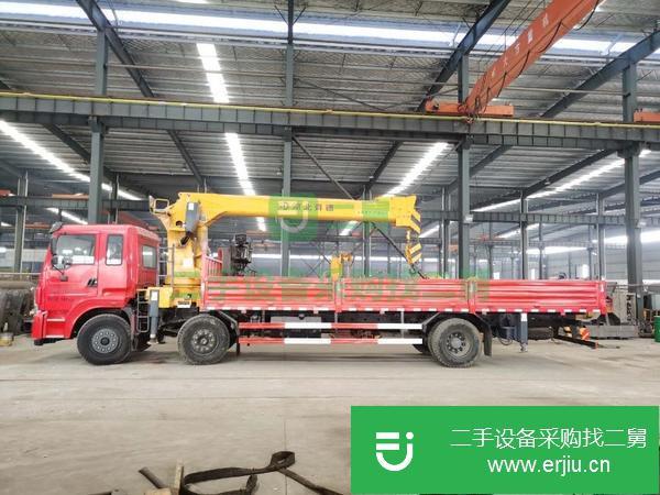 四川出售二手東風小三軸12噸隨車吊徐工12噸吊機