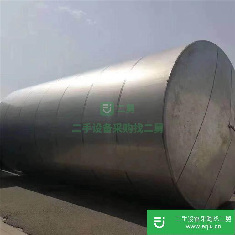 山東出售二手60立方不銹鋼儲罐