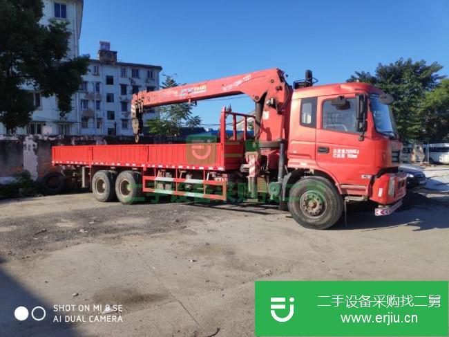 浙江出售二手東風12噸隨車吊