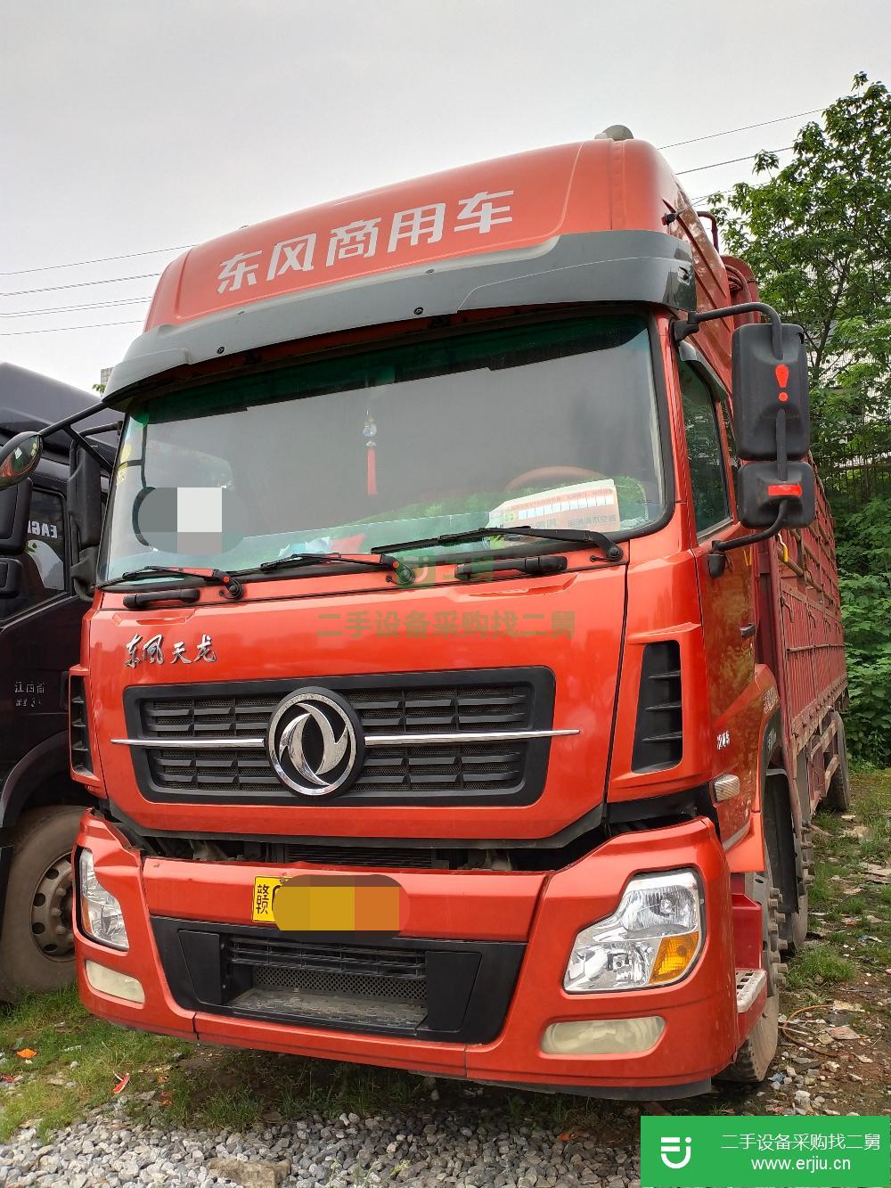 四川出售二手東風天龍前四后四高欄貨車