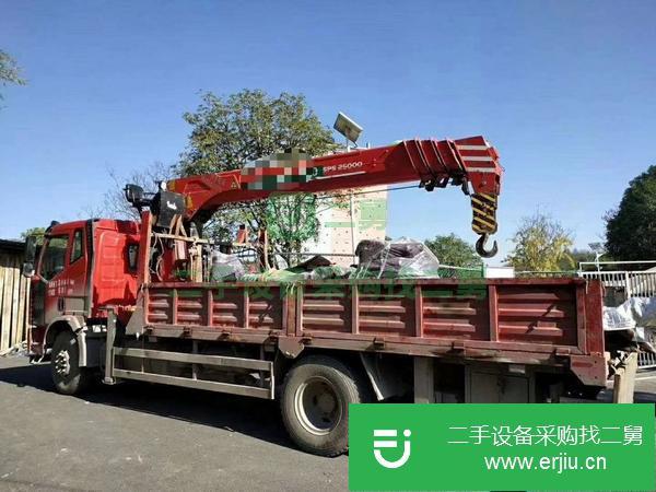 江蘇出售二手18年三一隨車吊解放大柴180馬力