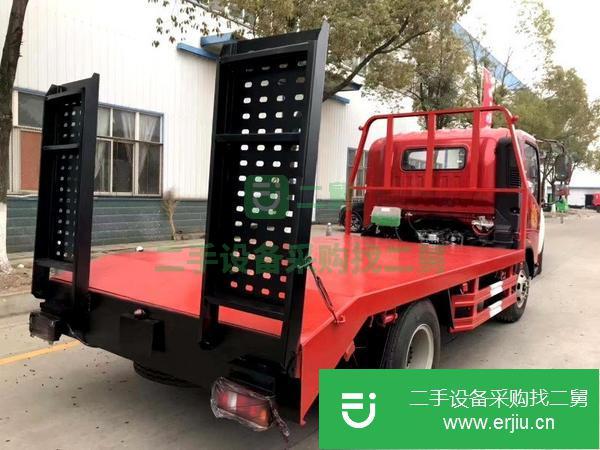 湖南出售二手藍牌重汽豪曼平板運輸車可分期