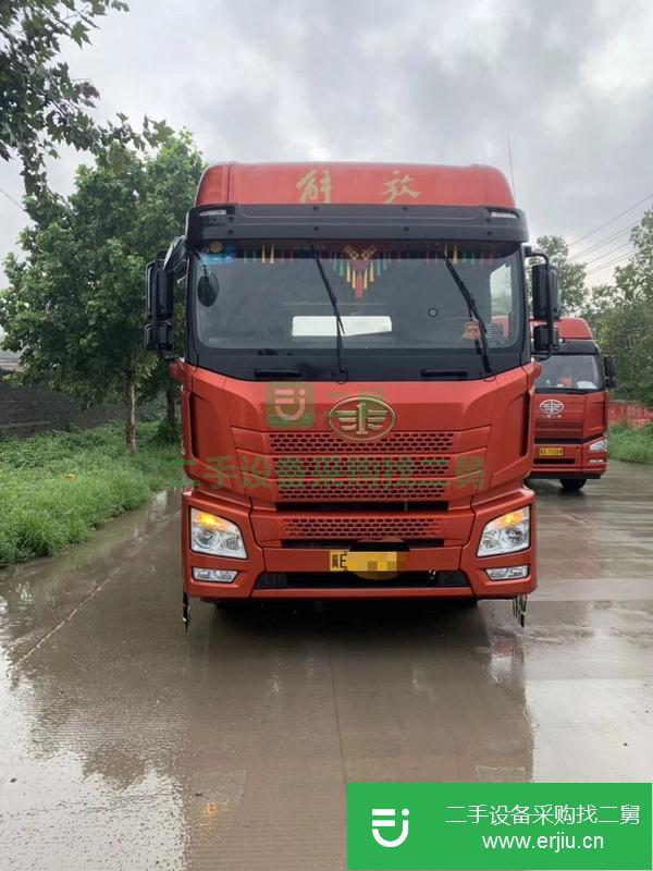 河北出售二手解放牽引車420馬力