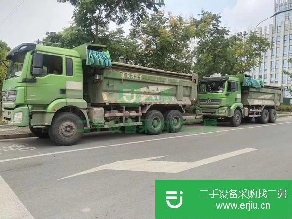 山東出售二手國(guó)五18年德龍后八輪5.8米工程自卸車
