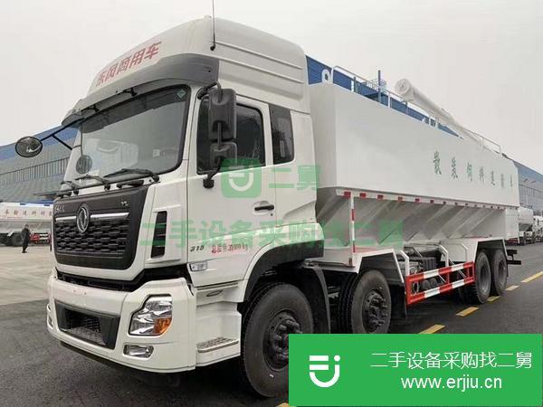 福建出售二手東風大多利卡散裝飼料運輸車
