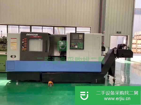 江蘇出售二手斗山PUMA305斜軌數控車床發那科Sries系統