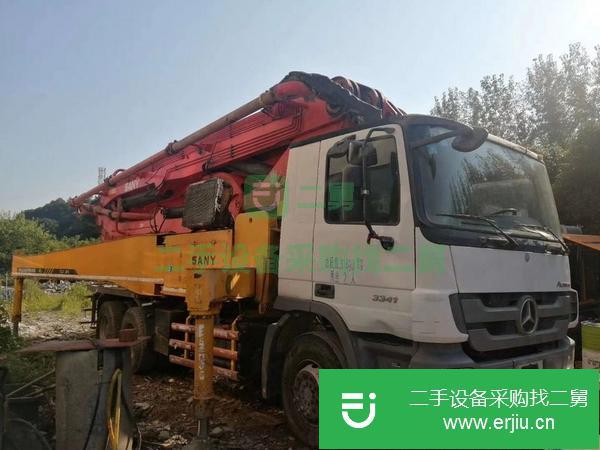 湖南出售二手11年三一奔馳46米泵車
