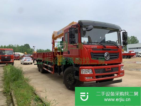 湖北出售二手東風14噸隨車吊