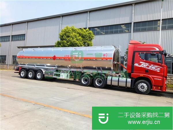 山西出售二手解放鋁合金油罐車
