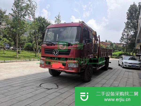 湖北出售二手單橋隨車吊配徐工6.3噸吊機(jī)