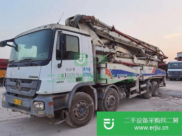 湖南出售二手奔馳52米6節臂泵車手續齊全包過戶