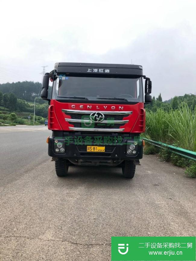 四川出售二手上汽紅巖前四后八自卸車