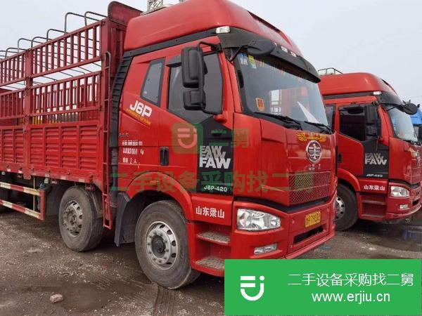 湖南出售二手9.6米解放j6p貨車