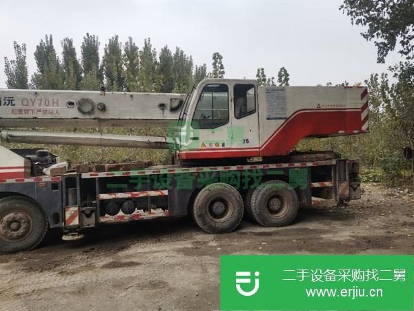 山東出售二手08年中聯50H汽車吊桿長42米