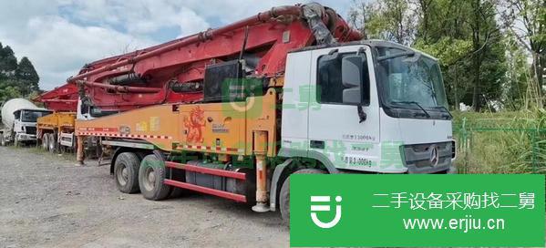 湖南出售二手奔馳國四49米泵車手續齊全包過戶