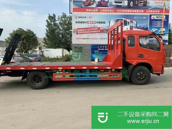 遼寧出售二手東風多利卡D8藍牌平板運輸車全國送車可分期