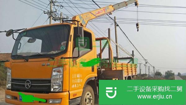 江西出售二手四通3.2噸吊車 國(guó)五藍(lán)牌