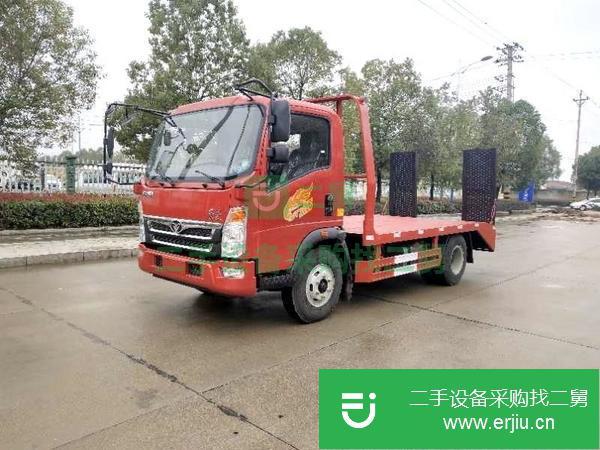 廣東出售二手重汽豪曼藍(lán)牌平板運(yùn)輸車