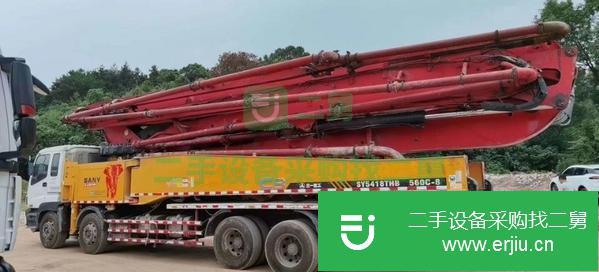 江西出售二手13年三一c8，56米泵車