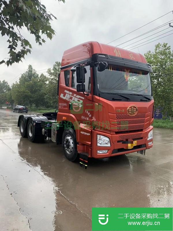 河北出售二手解放牽引車420馬力