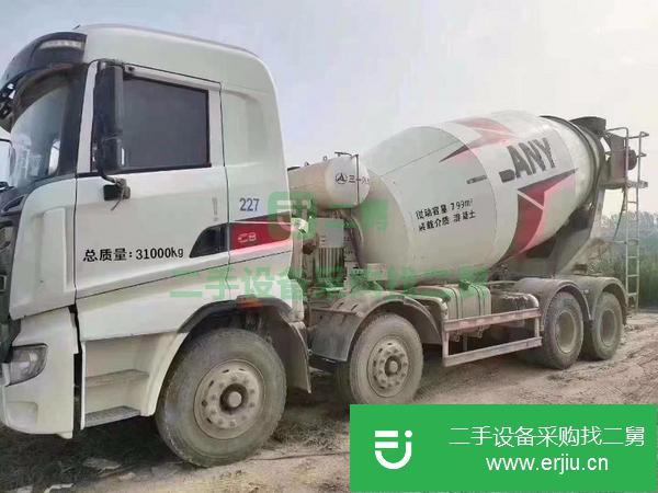 浙江出售二手大12方三一輕量化攪拌車,車況精品