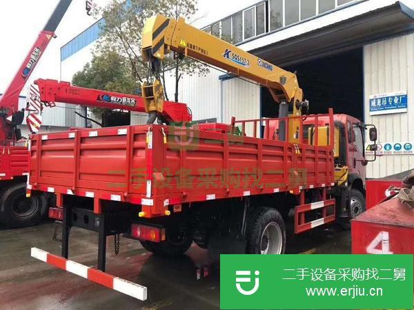 河南出售二手大運單橋徐工6.3噸直臂黃牌隨車吊
