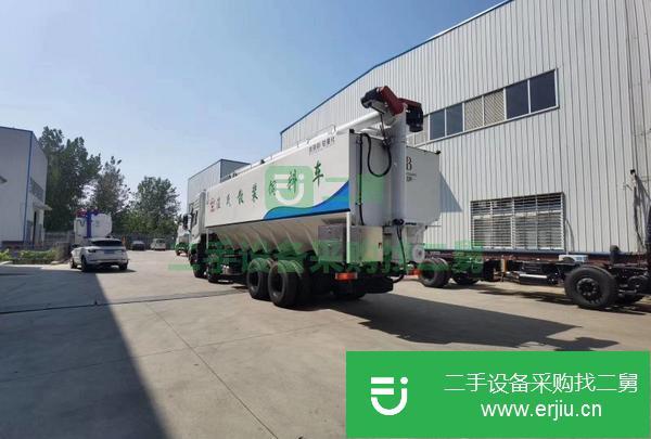 黑龍江出售二手東風天龍23噸飼料運輸車