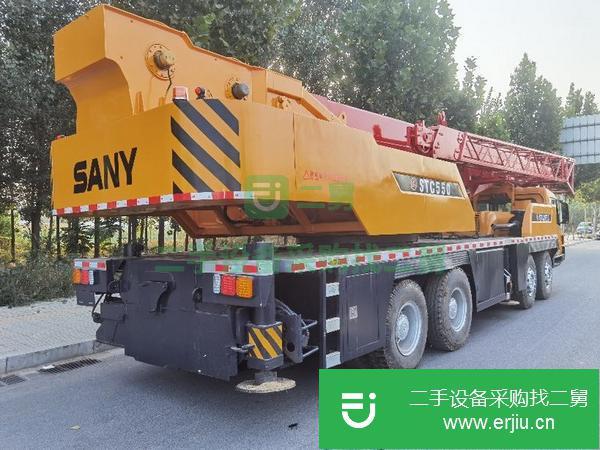 河南出售二手三一50噸五節臂汽車吊