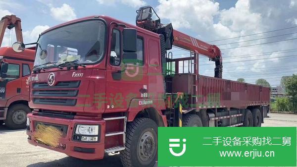 浙江出售二手陜汽德龍前四后八隨車吊