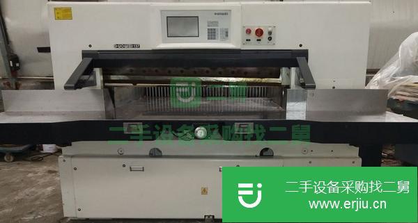山東出售二手國威1370雙液壓高配程控切紙機