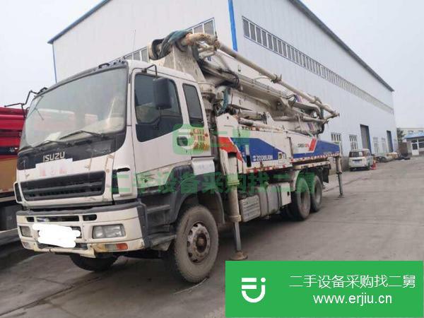 湖南出售二手五十鈴47米三橋x腿泵車