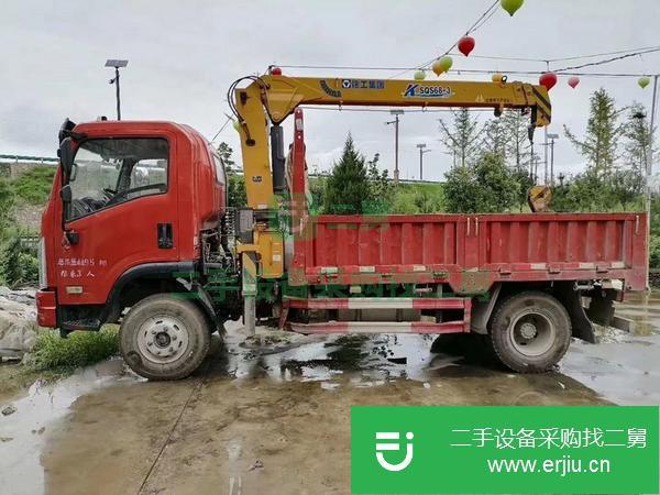 湖北出售二手藍牌隨車吊
